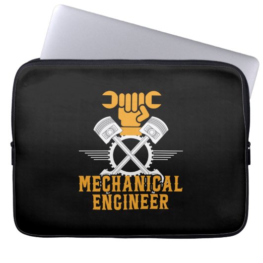 Maschineningenieur Laptopschutzhülle (Vorderseite)