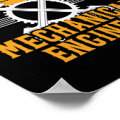 Maschineningenieur Poster (Ecke)