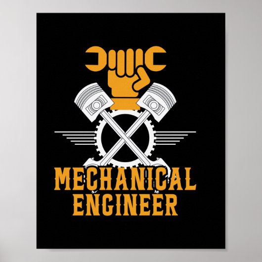 Maschineningenieur Poster (Vorne)
