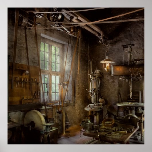 Maschinenistin - Industrielle Revolution Poster (Vorne)