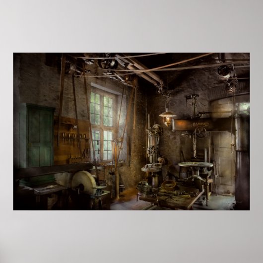 Maschinenistin - Industrielle Revolution Poster (Vorne)