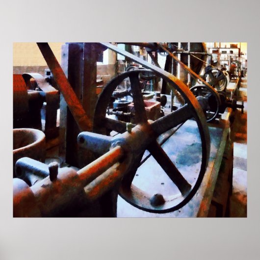 Maschinenladen Poster (Vorne)