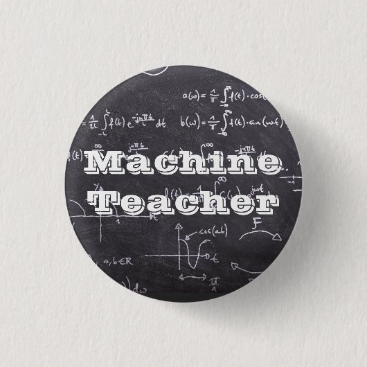 Maschinenlehrer Button (Vorderseite)
