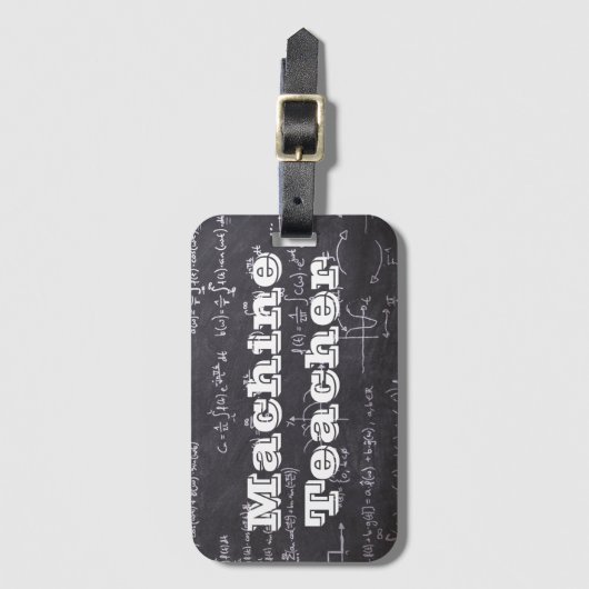 Maschinenlehrer Gepäckanhänger (Vorderseite Vertikal)