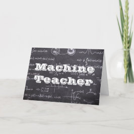 Maschinenlehrer Karte