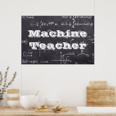 Maschinenlehrer Poster (Küche)