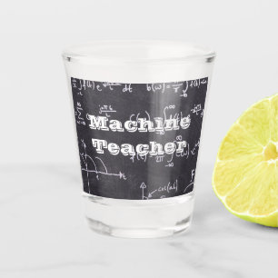 Maschinenlehrer Schnapsglas