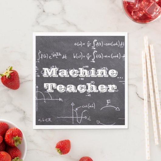 Maschinenlehrer Serviette (Beispiel)