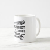 Maschinenmechanik CNC Funny Gift Idee Kaffeetasse (VorderseiteRechts)