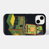 Maschinenreihe: Gopher Bash Phone Case iPhone Hülle (Rückseite (Horizontal))