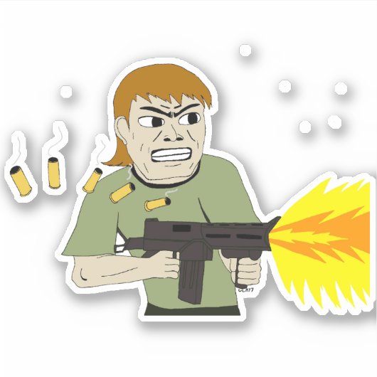 Maschinenschieber Aufkleber (Vorderseite)