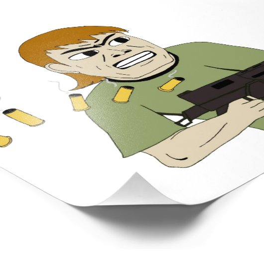 Maschinenschieber Fotodruck (Ecke)