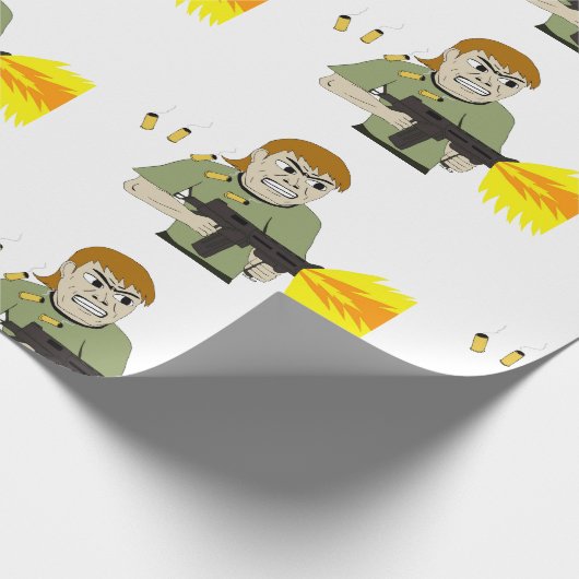 Maschinenschieber Geschenkpapier (Ecke)