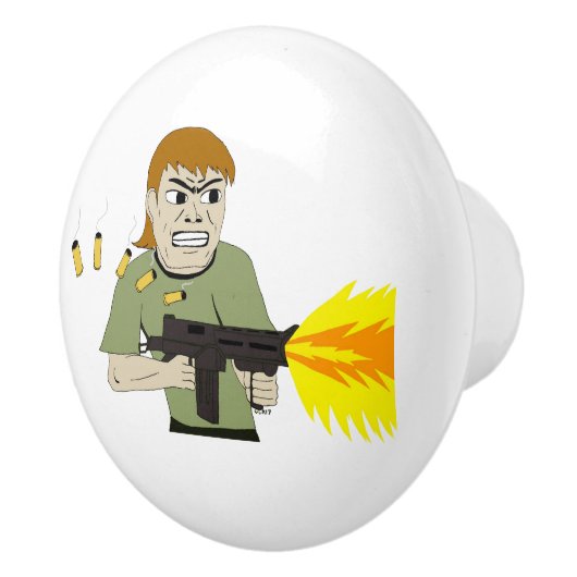 Maschinenschieber Keramikknauf (Rechts)