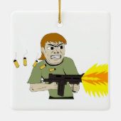 Maschinenschieber Keramikornament (Rückseite)