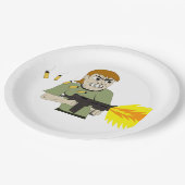 Maschinenschieber Pappteller (Schrägansicht)