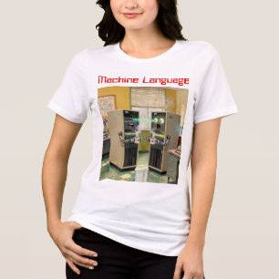 „Maschinensprache“ - Humorvolle Technologie Tri-Blend Shirt