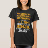 Maschinenwartungsmechanismus T-Shirt (Vorderseite)