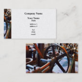 Maschinenwerkstatt - Platin-Ende Visitenkarte (Vorne/Hinten)