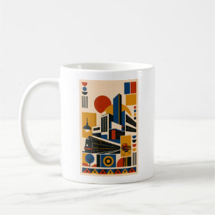 Maschinenzeitalter – Geometrische Kunst Tasse
