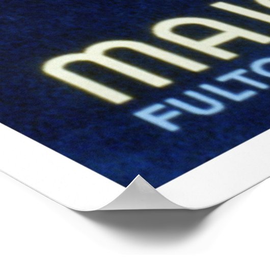 Maschinenzeitkomödie 1937 WPA Poster (Ecke)