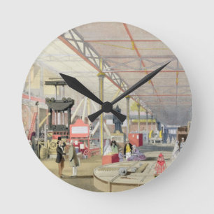 Maschinerie, von "Dickinsons umfassendem Bild Runde Wanduhr