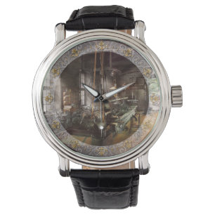 Maschinist - Drehbank - eine lange Drehbank Armbanduhr