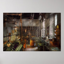 Maschinist - Drehmaschinen - Machinistenparadies Poster