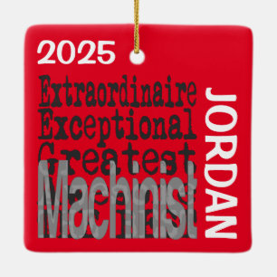 Maschinist Extraordinaire CUSTOM Keramikornament