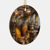 Maschinist - Industriegesellschaft Keramikornament (Rechts)