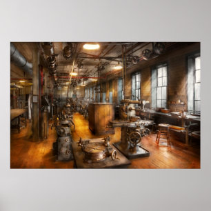 Maschinist - Industriegesellschaft Poster