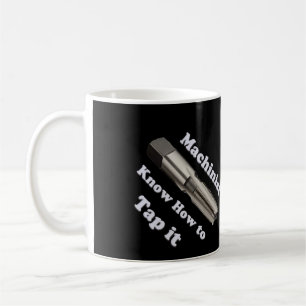 Maschinist können es anstechen Kaffeetasse