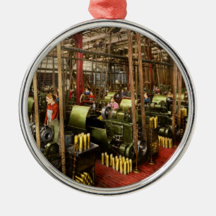 Maschinist - Krieg - Gürtel und Bomben 1916 Ornament Aus Metall