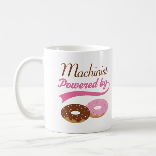Maschinist-lustiges Geschenk Kaffeetasse (Links)