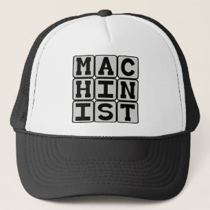 Maschinist, Maschinenbediener Truckerkappe