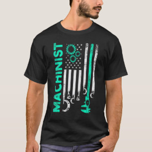 Maschinist Maschinenbediener Zerspanung 63 T-Shirt