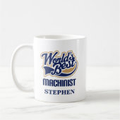 Maschinist-personalisiertes Tassen-Geschenk Kaffeetasse (Links)