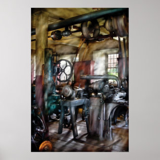 Maschinist - Viele alte Maschinen Poster