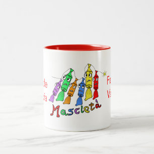 mascletà zweifarbige tasse