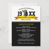 Mascot Banner Class Wiedersehen Einladungen (Vorderseite)