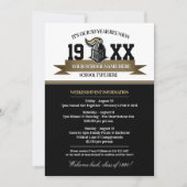 Mascot Banner Class Wiedersehen Einladungen (Vorderseite)