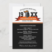 Mascot Banner Class Wiedersehen Einladungen (Vorderseite)