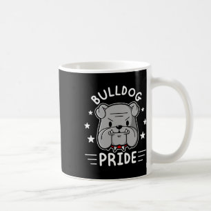 Mascot English Bulldog stolz und Loyalität Kaffeetasse