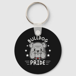 Mascot English Bulldog stolz und Loyalität Schlüsselanhänger