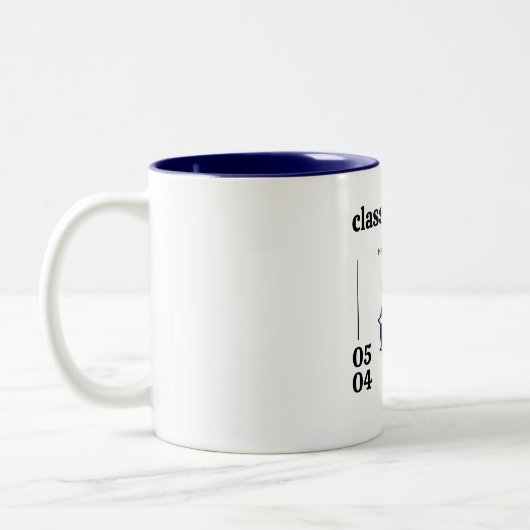 Mascot-Klasse Zweifarbige Tasse (Links)