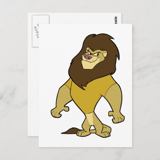 Mascot - Löwengold Postkarte (Vorne/Hinten)