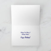 Masculine Birthday Card Karte (Innenseite)