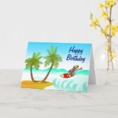 Masculine Birthday Card Karte (Gelbe Blume)