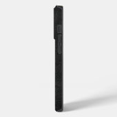 Masculine Black & Red Vintage Imitate Leather Case (Rückseite / Links)