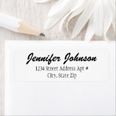 Masculine Bold Script Rücksendeadresse Envelope (Insitu)